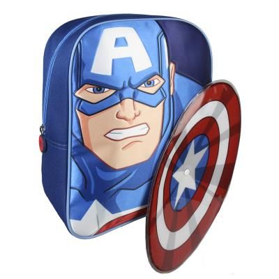 AVENGERS CAPITAN AMERICA 3D малка раница 