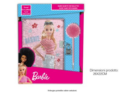 BARBIE таен дневник с пайети и химикалка