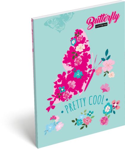 LIZZY CARD LOLLIPOP CUTE BUTTERFLY тефтерче