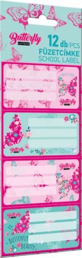 LIZZY CARD LOLLIPOP CUTE BUTTERFLY етикети