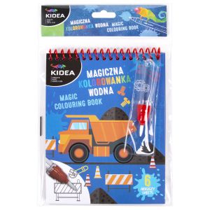 KIDEA Truck книжка за оцветяване с вода