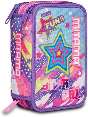 MITAMA Star and Fun несесер с 3 ципа, ПЪЛЕН