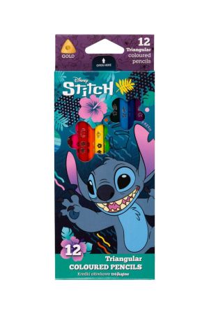 STITCH цветни моливи 12 цв.