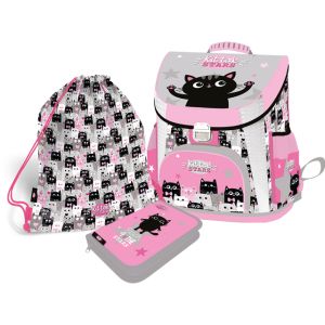 KITTOK STARS комплект 3 в 1 - раница, несесер, спортна торба