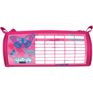 PINK BUTTERFLY цилиндричен несесер