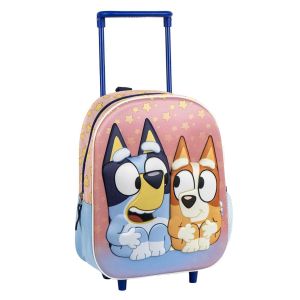 BLUEY 3D малка раница с колела