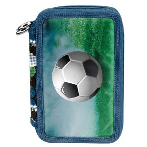 PASO FOOTBALL несесер с 3 ципа, ПЪЛЕН