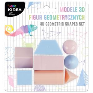 KIDEA 3D модели  на геометрични фигури Pastel