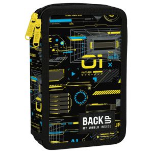 BACKUP 7 DW 50 Cyber Attack несесер с 2 ципа, ПЪЛЕН