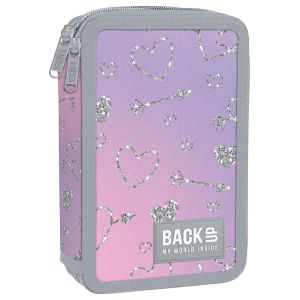 BACKUP 7 DW 32 In Love несесер с 2 ципа, ПЪЛЕН