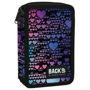BACKUP 7 DW 18 Dance Hearts несесер с 2 ципа, ПЪЛЕН