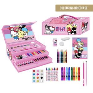 HELLO KITTY рисувателен комплект в куфар, 3 нива