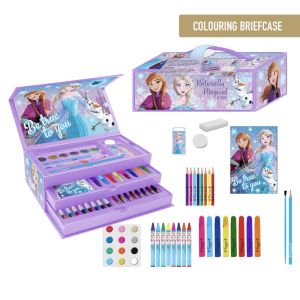 FROZEN рисувателен комплект в куфар, 3 нива