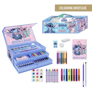 STITCH рисувателен комплект в куфар, 3 нива