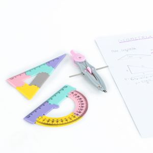 KIDEA Pastel геометричен комплект Пъзел 20 см 4 части