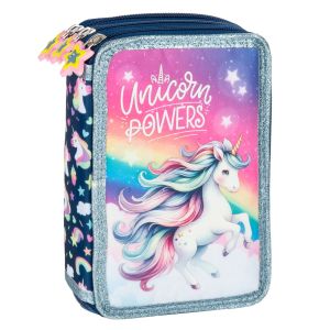 UNICORN 16 несесер с 3 ципа, ПЪЛЕН