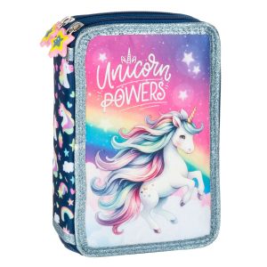 UNICORN 16 несесер с 2 ципа, ПЪЛЕН