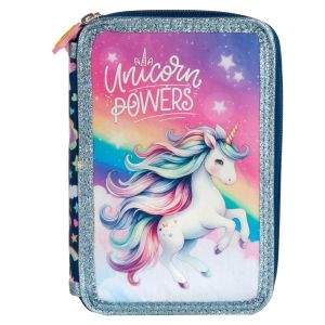 UNICORN 16 несесер с 2 ципа, ПЪЛЕН