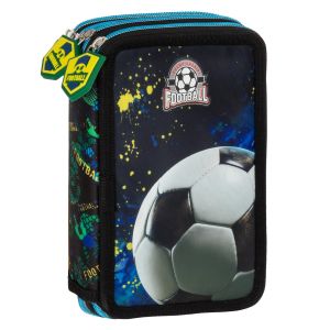 FOOTBALL 20 несесер с 3 ципа, ПЪЛЕН