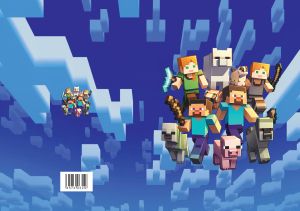 MINECRAFT тетрадка А5, офсет, 20л. – малки квадрати