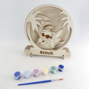 STITCH дървени фигури за оцветяване