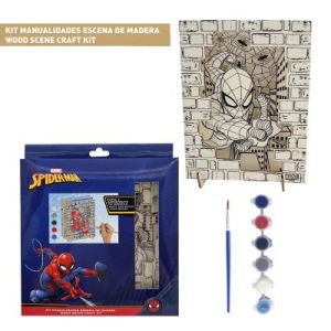SPIDERMAN дървени фигури за оцветяване