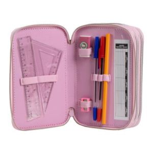 HELLO KITTY несесер с 3 ципа, ПЪЛЕН