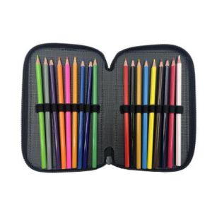 REAL MADRID несесер с 3 ципа, ПЪЛЕН