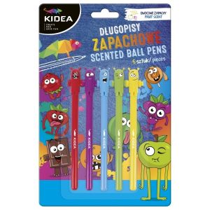 KIDEA ароматни химикалки 5 цв.