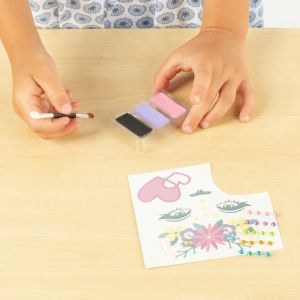 KIDEA бои за лице с диаманти и стикер Котка