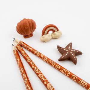 KIDEA ароматизирани моливи с гуми Шоколад