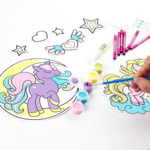 KIDEA вятърни камбанки, светещи на тъмно Еднорози