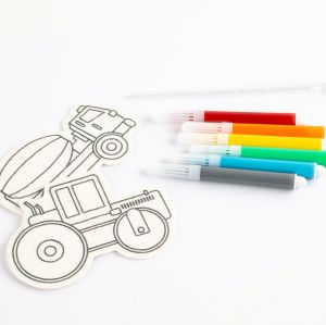 KIDEA магически карти за оцветяване Превозни средства