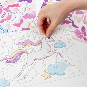 KIDEA игра със стикери по номера Магия