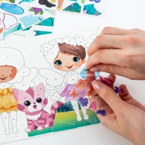 KIDEA игра със стикери по номера Еднорог