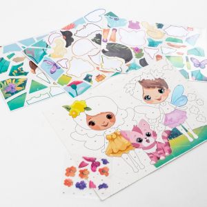 KIDEA игра със стикери по номера Еднорог