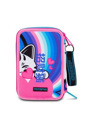 MITAMA Rainbow Cat несесер с 3 ципа, ПЪЛЕН