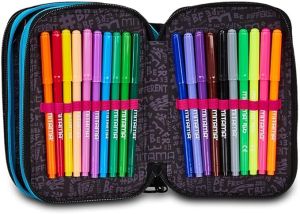 MITAMA Color Splash Girl несесер с 3 ципа, ПЪЛЕН