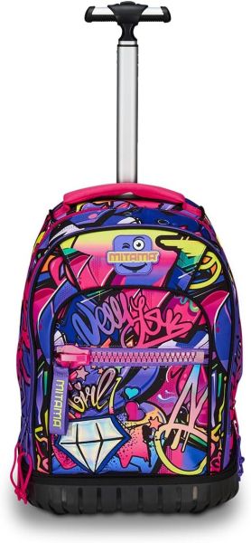 MITAMA Run Hip-Hop Diamond ученическа раница с колела