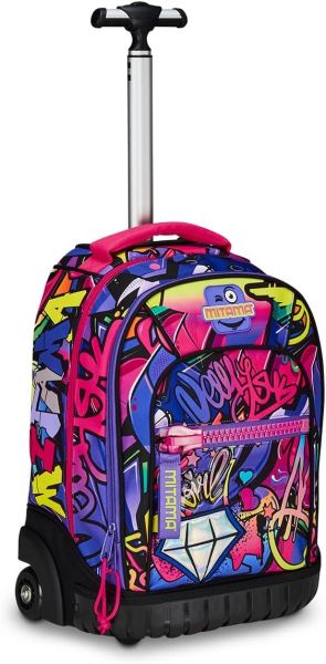 MITAMA Run Hip-Hop Diamond ученическа раница с колела