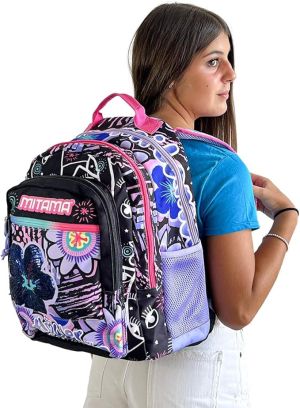 MITAMA Plus Flower Fashion ученическа раница