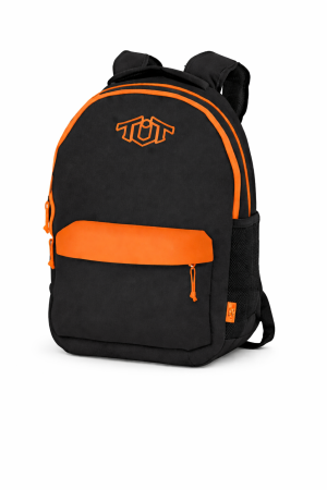 TUT Neon ученическа раница черно/оранжево