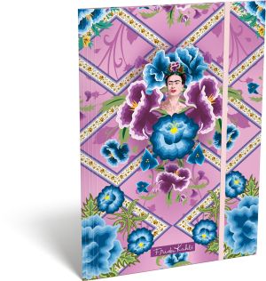 Папка с ластик A4 Lizzy Card - Frida Kahlo Purpura