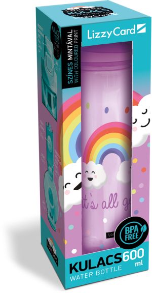 Бутилка от тритан Lizzy Card - It's all good, 600 ml