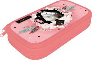 Несесер Lizzy Card - Wild Beauty Rose, с 2 ципа