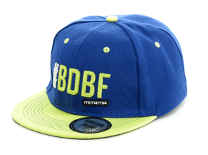 Раница Mitama - Color Touch, синьо и жълто, с подарък шапка