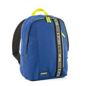 Раница Mitama - Color Touch, синьо и жълто, с подарък шапка