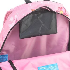 Раница Mitama PLus - Pink Flowers, с брокат + подарък шапка