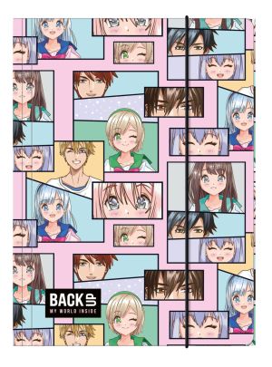 BACKUP 5 A 15 Manga папка с ластик