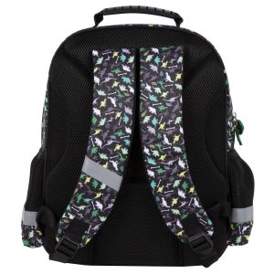 Ученическа раница Derform - Dinosaur 15, с 2 отделения